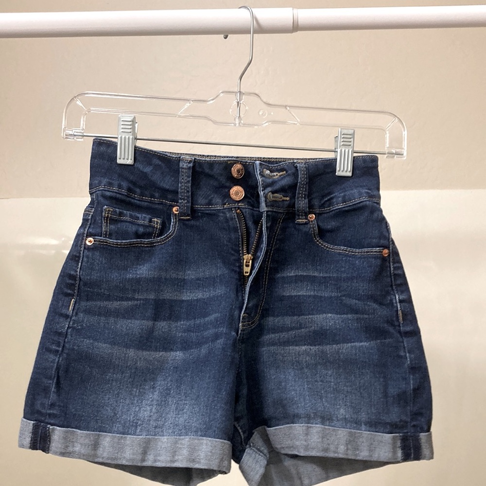 YMI high waisted jean shorts